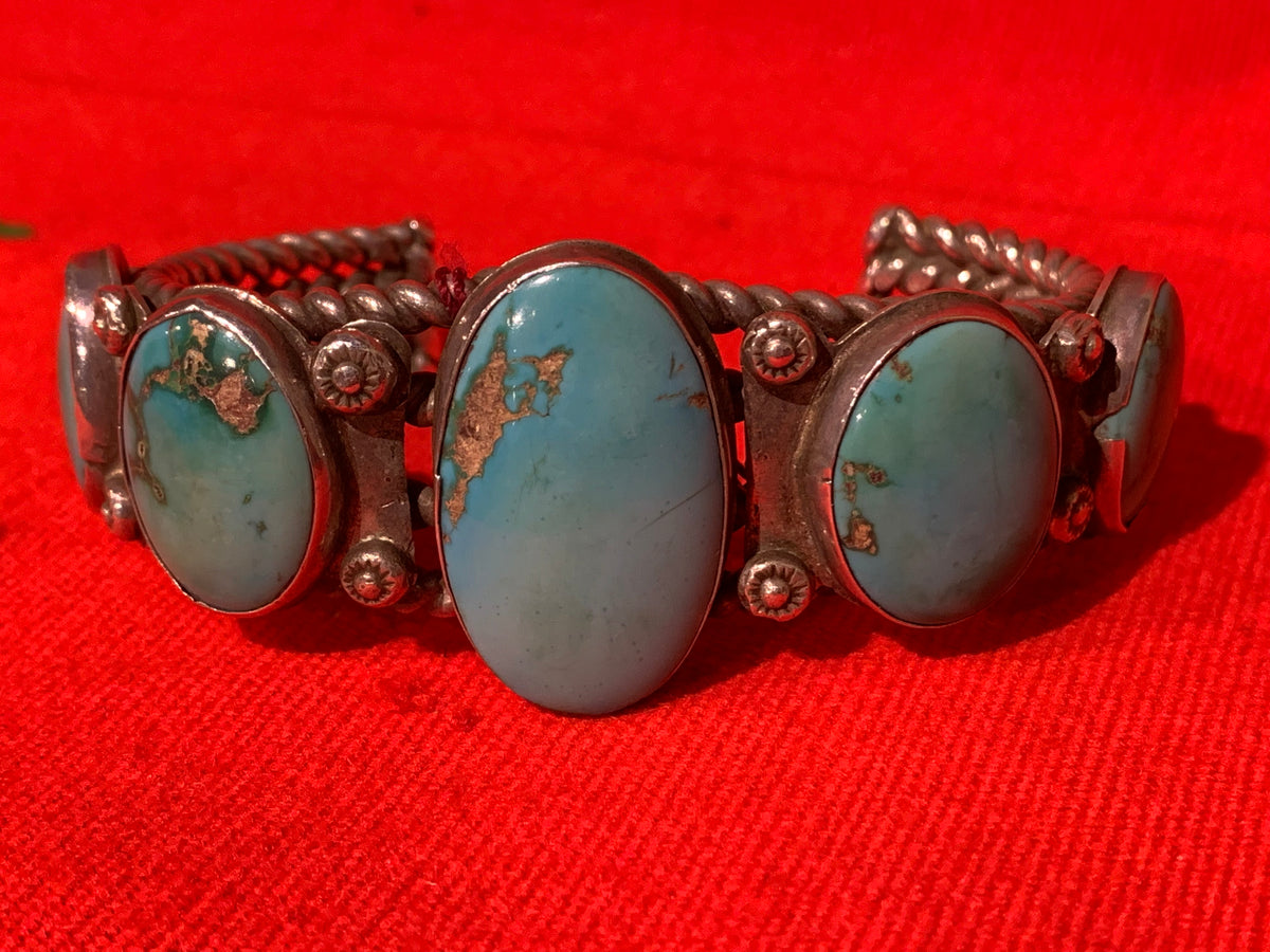 Navajo Turquoise Bracelet – Millicent Rogers Museum