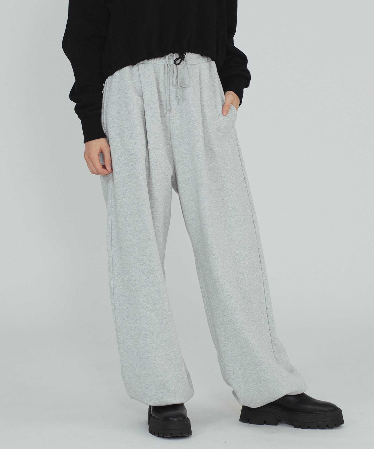 NTWRK - OVAL LOGO WIDE LEG SWEAT PANTS