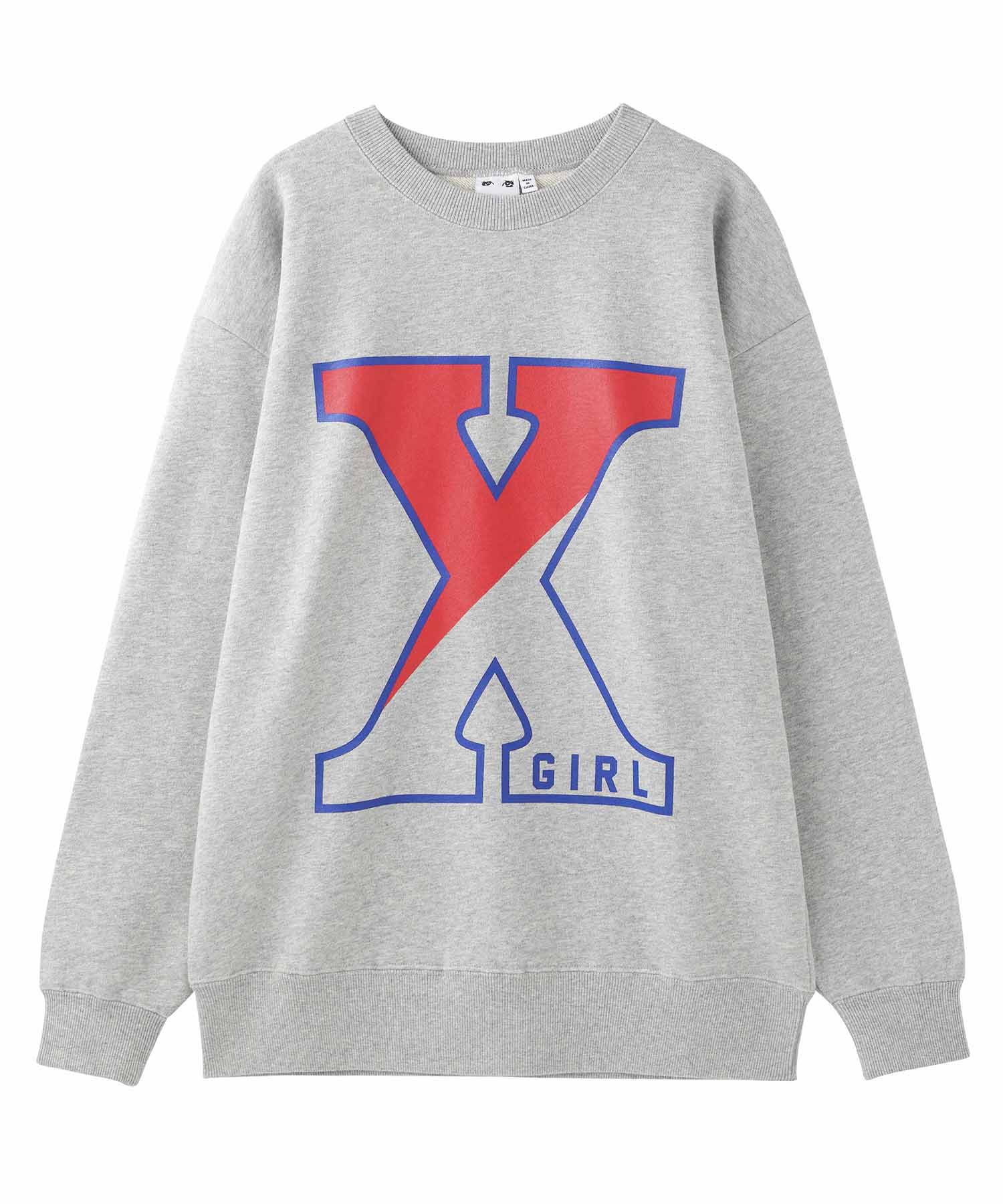 OVAL LOGO CREW SWEAT TOP | X-girl