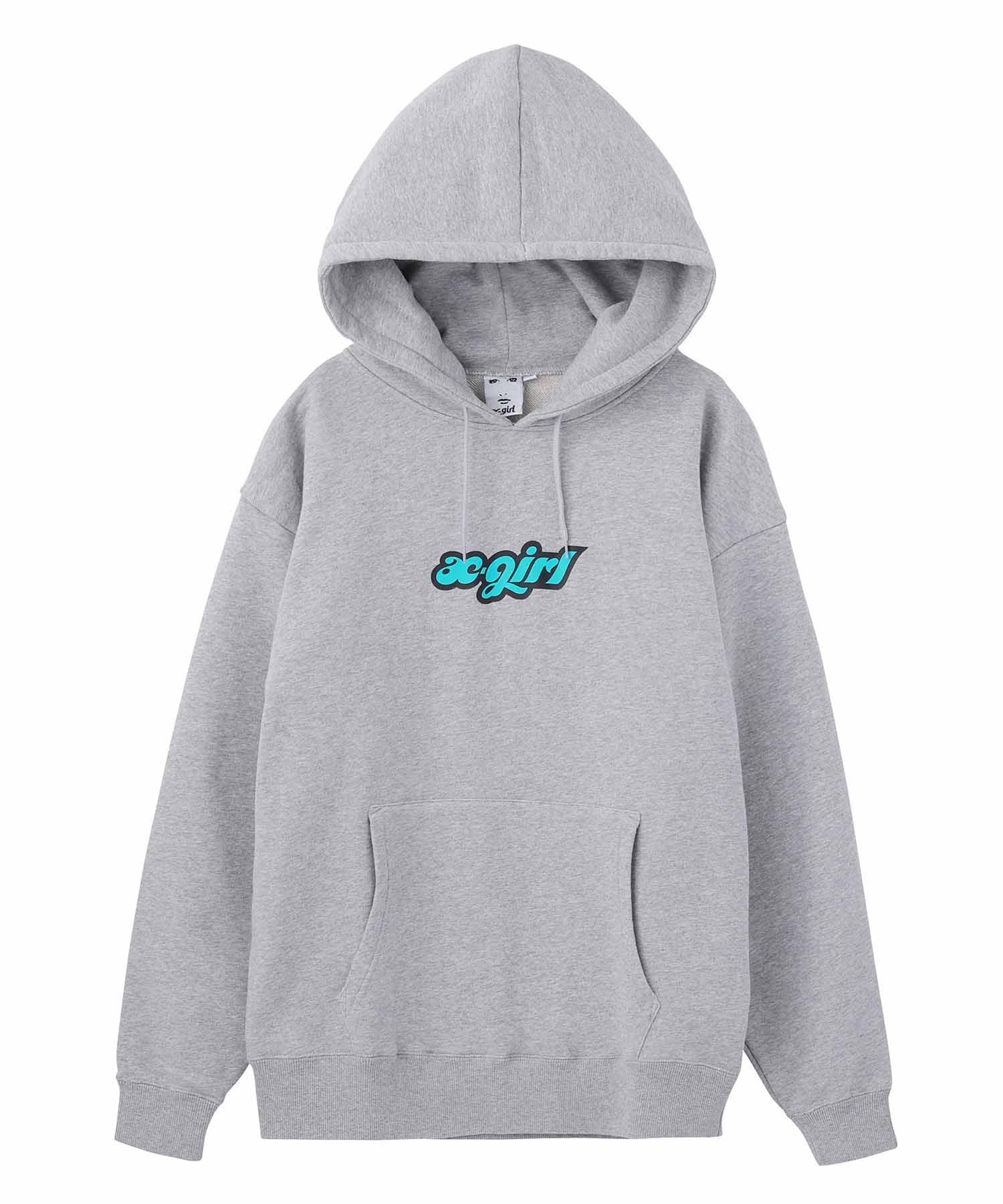 SATIN PATCH SWEAT HOODIE | X-girl