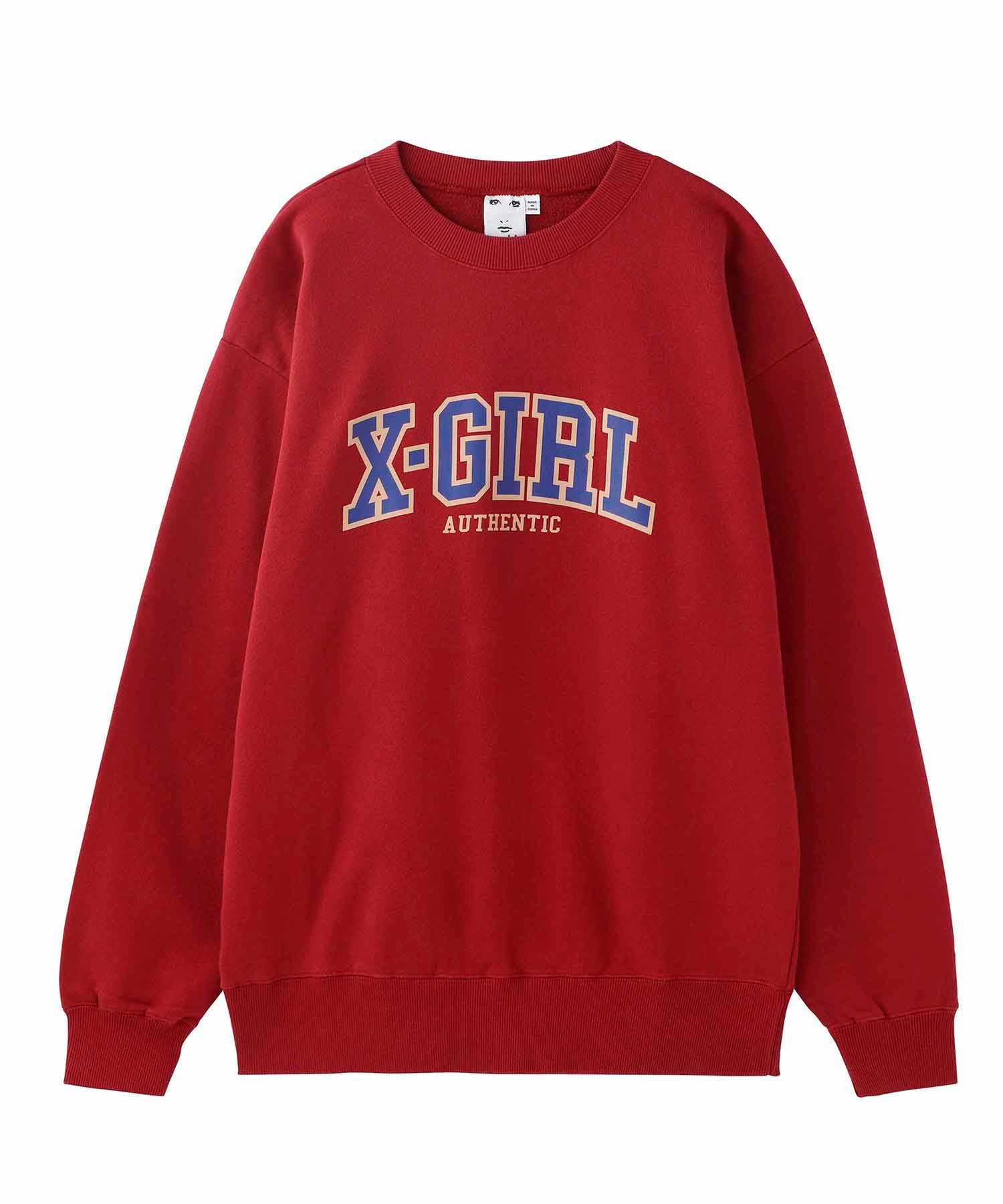 OVAL LOGO CREW SWEAT TOP | X-girl