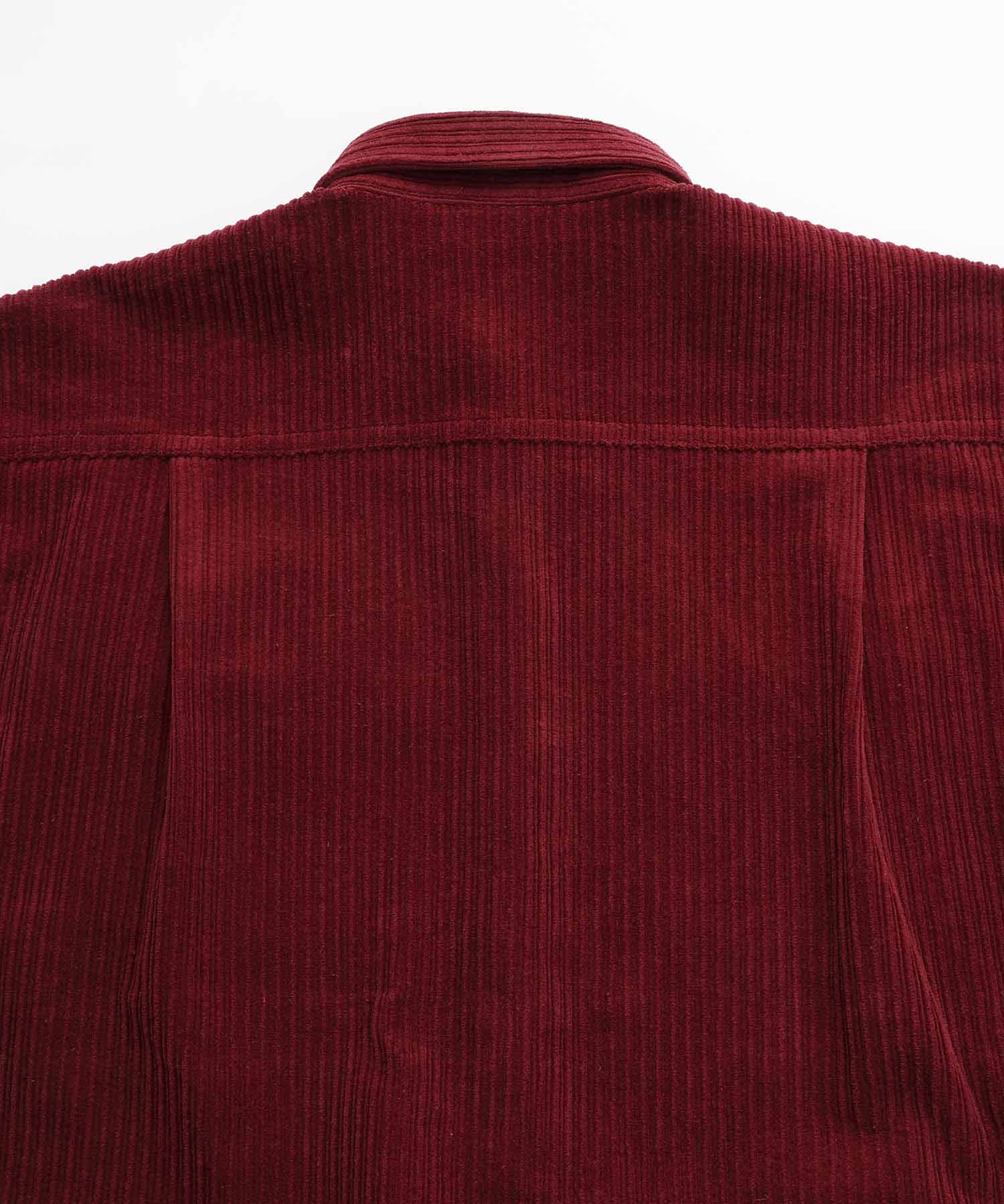 NTWRK - FACE EMBROIDERY CORDUROY SHIRT