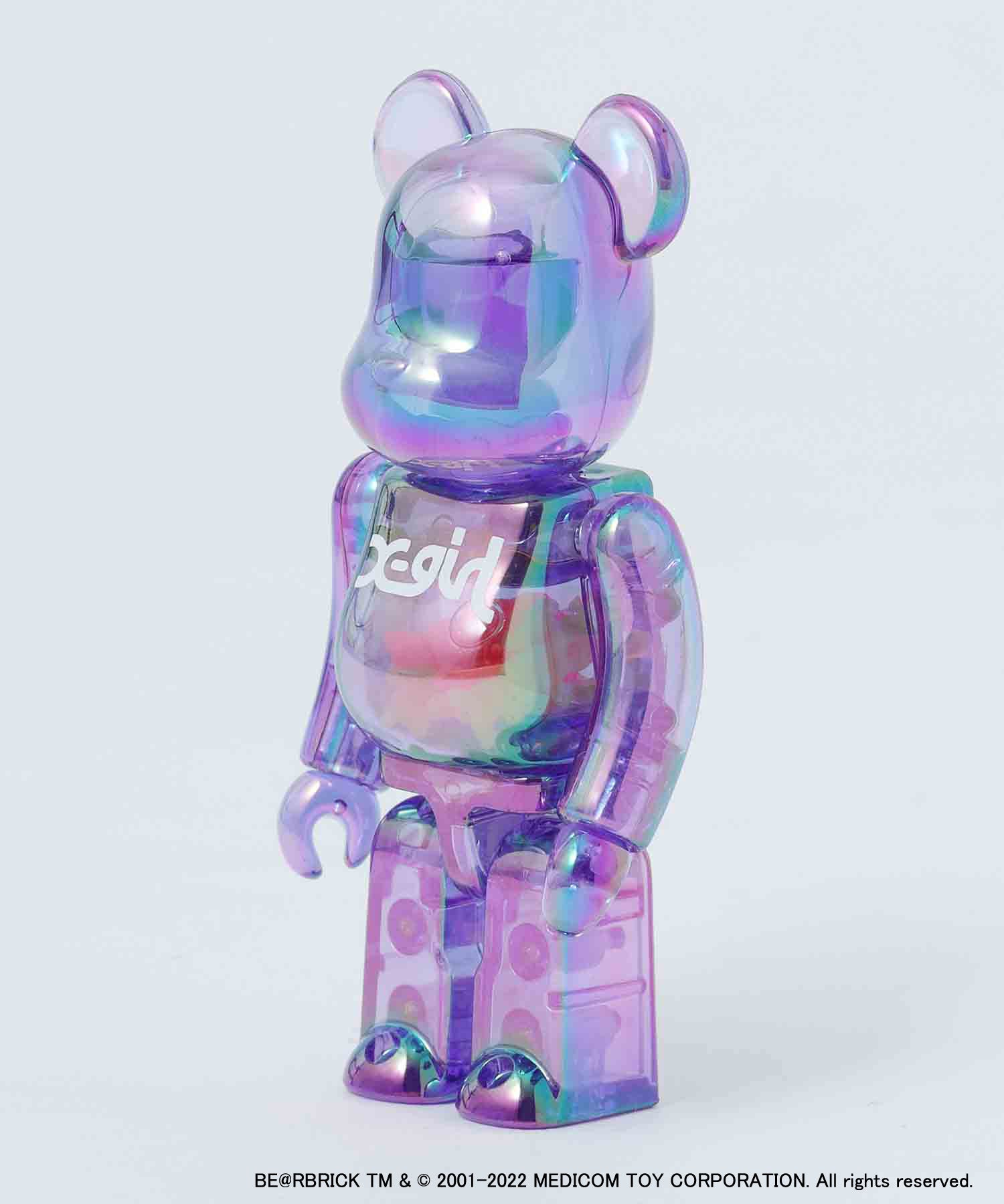 Medicom Toy BEARBRICK X-Girl Iridescent Set 100% And 400