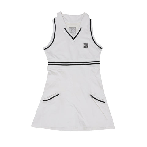 Chanel AW03 Sport Tennis Collared Mini Knit Dress – Ākaibu Store
