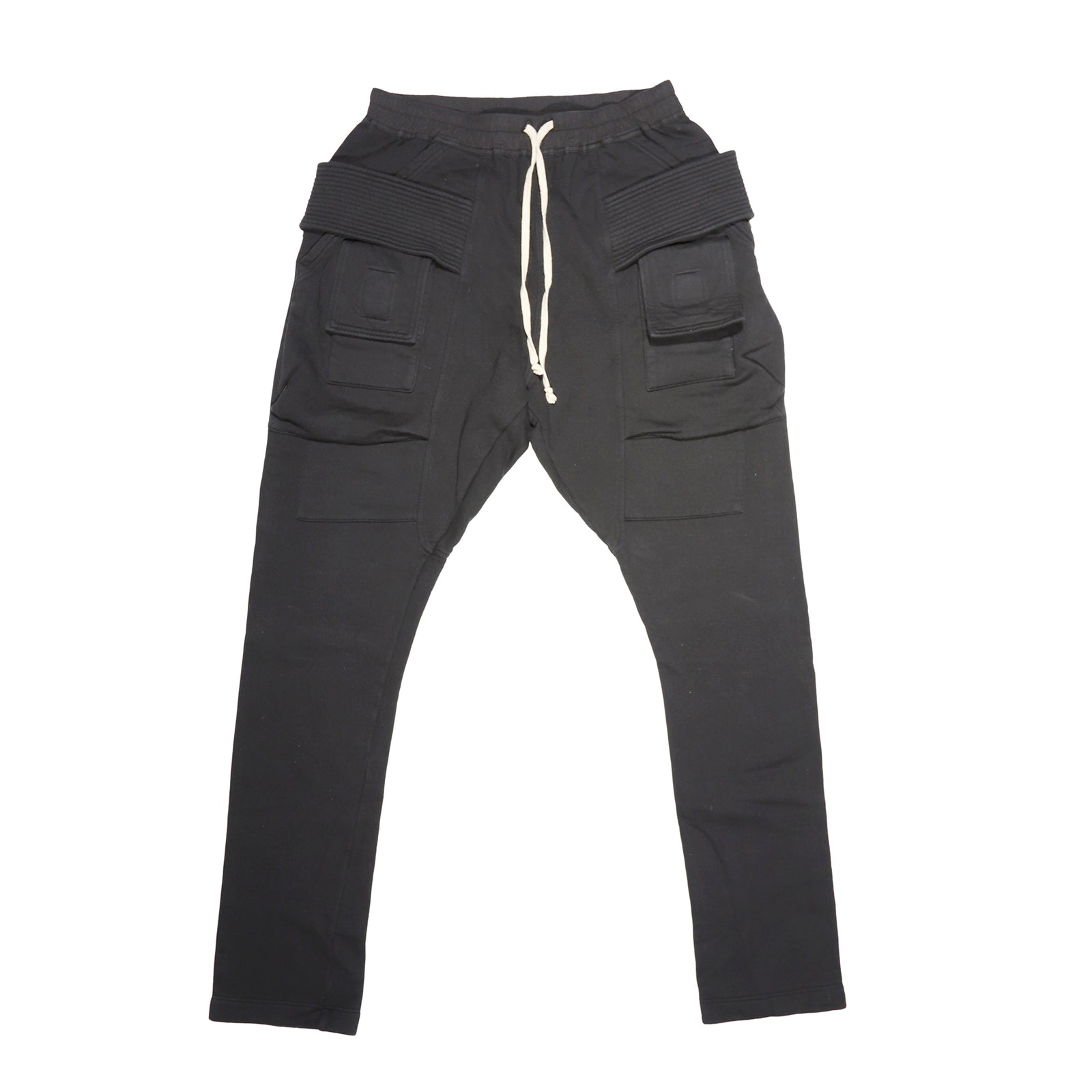 Rick Owens DRKSHDW FW19 Coated Creatch Cargo Pants - Ākaibu Store