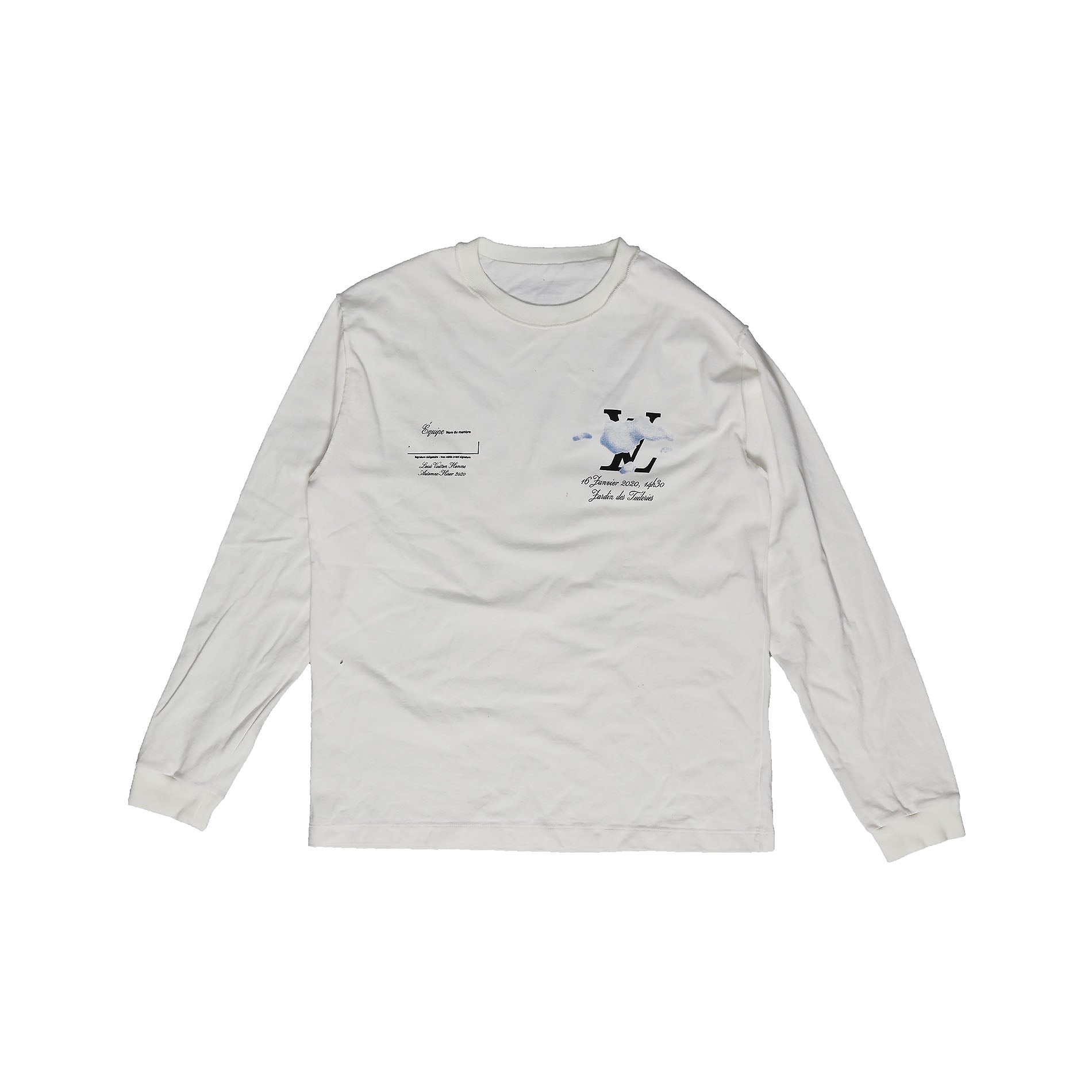 W2C Louis Vuitton 2020 Spring Menswear Equipe Uniform Shirt  rDesignerReps