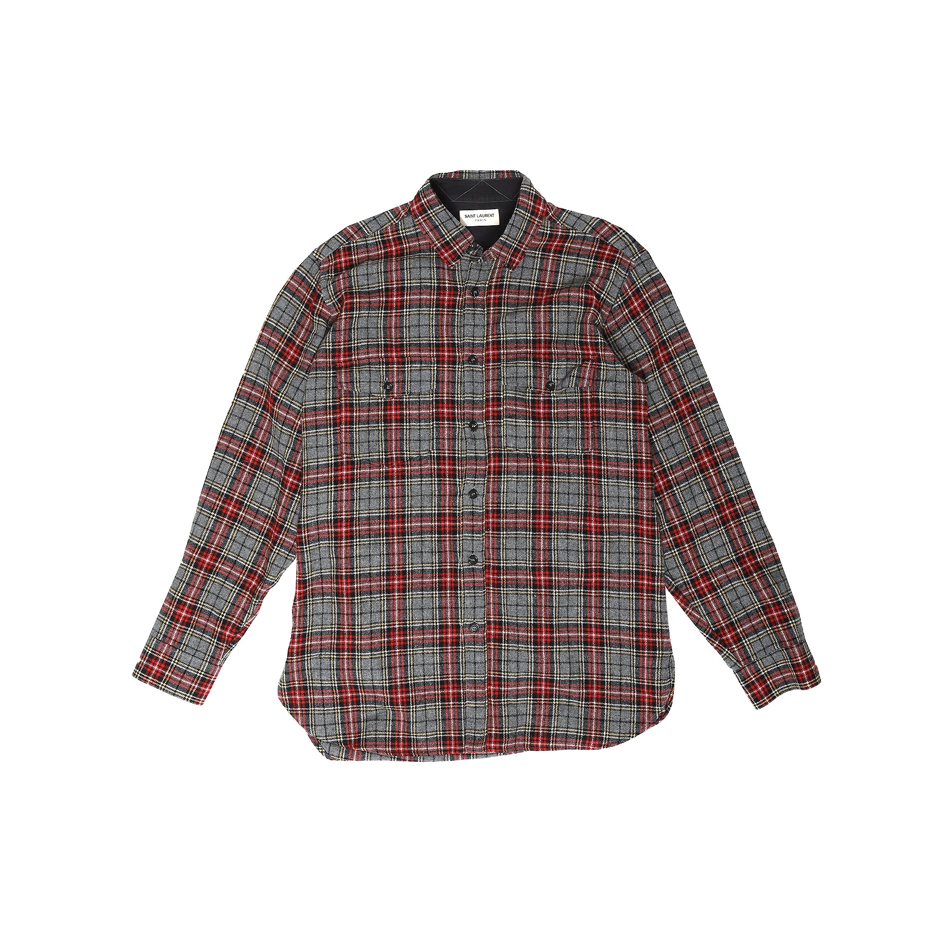 Saint Laurent Paris FW13 Oversized Runway Flannel - Ākaibu Store