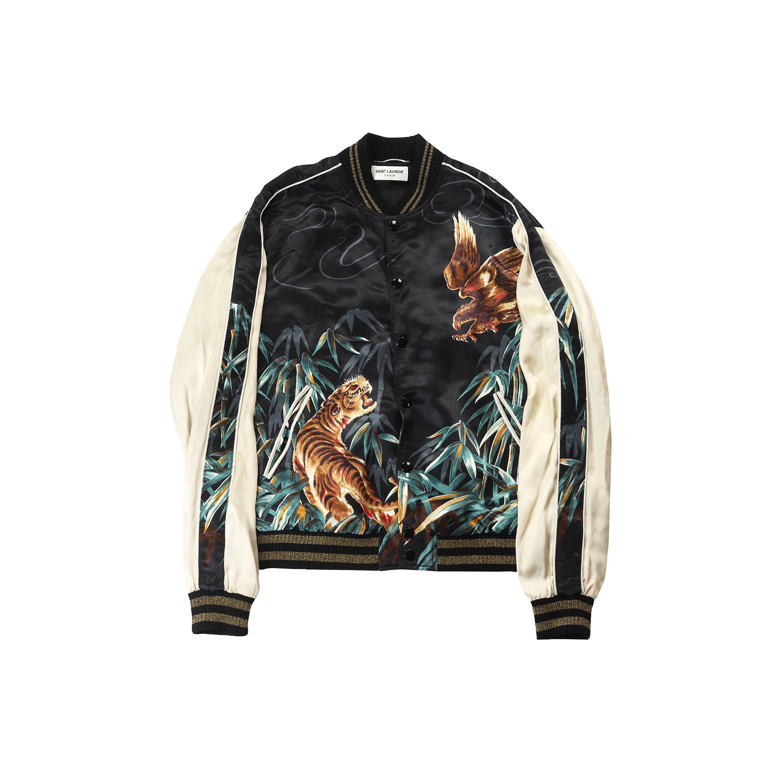 saint laurent eagle tiger jacket