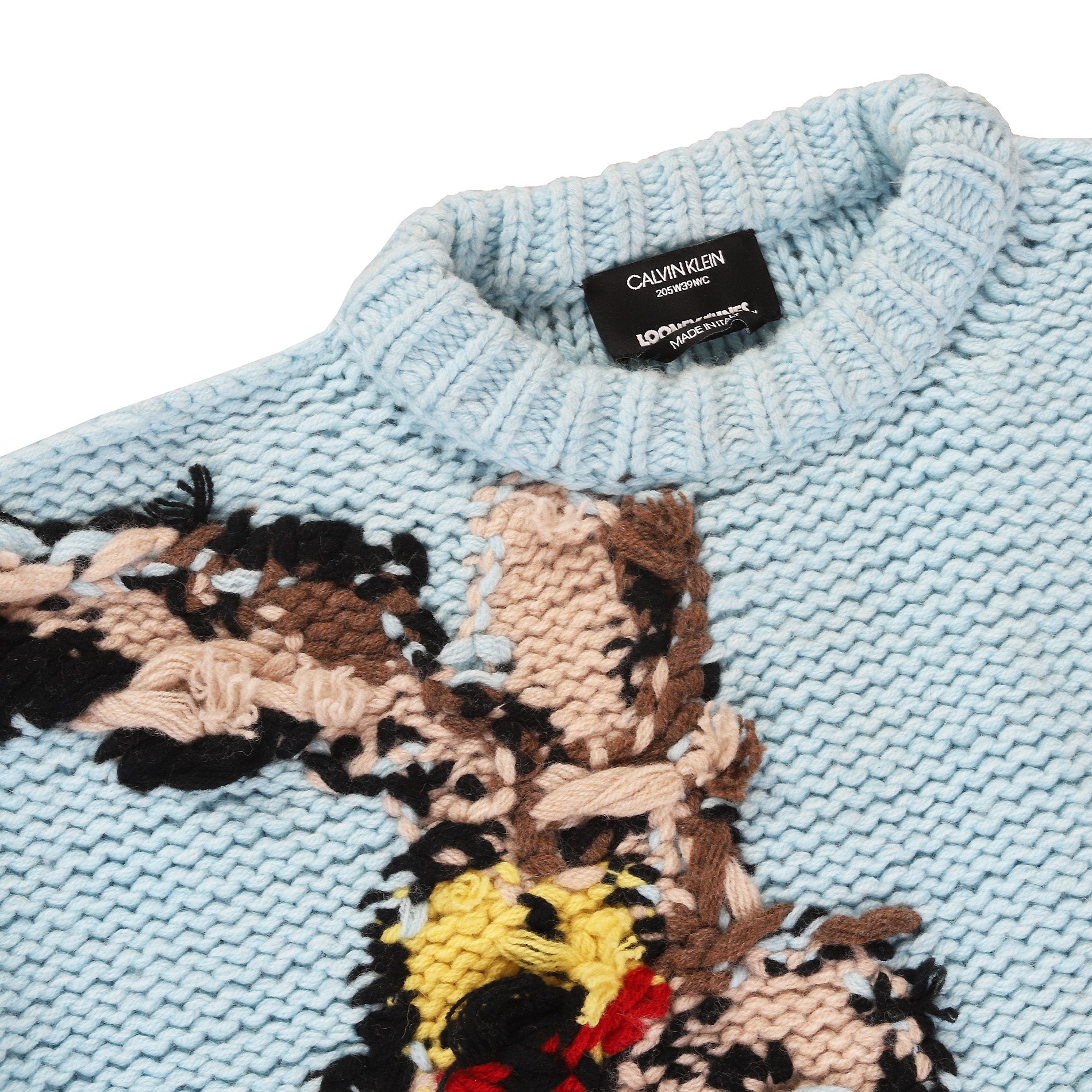 Calvin Klein 205W39NYC by Raf Simons Looney Tunes Reversed Intarsia Knit