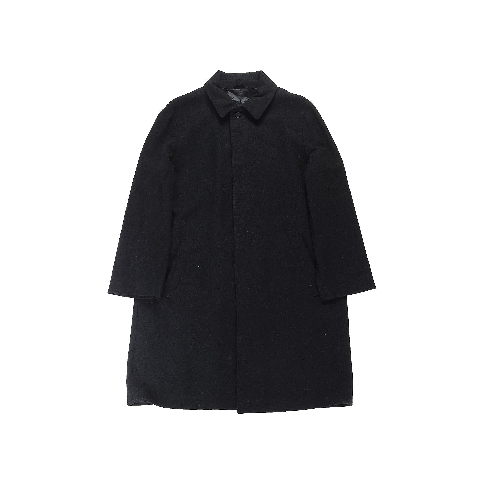 Helmut Lang 90s Black Wool Coat