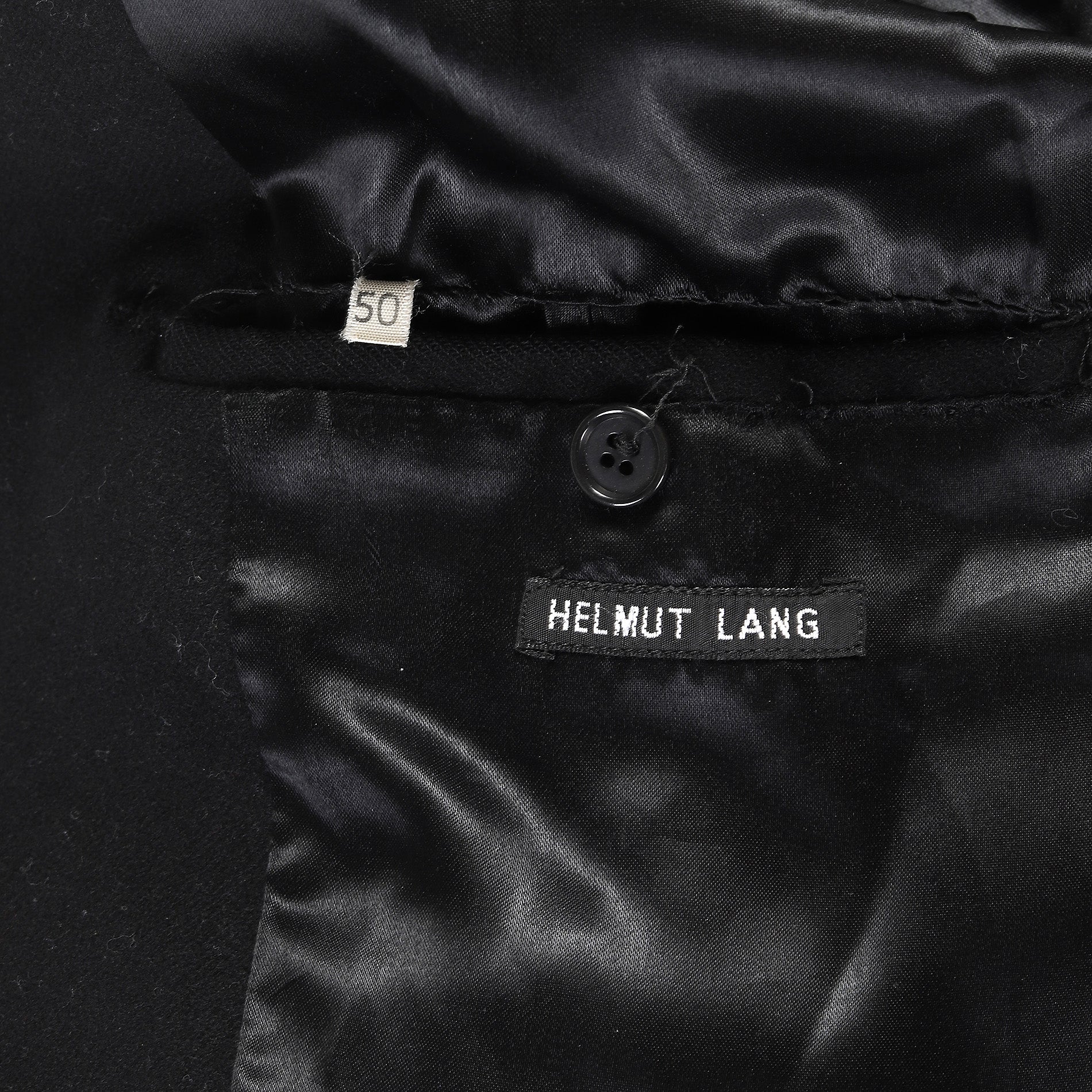 Helmut Lang 90s Black Wool Coat – Ākaibu Store