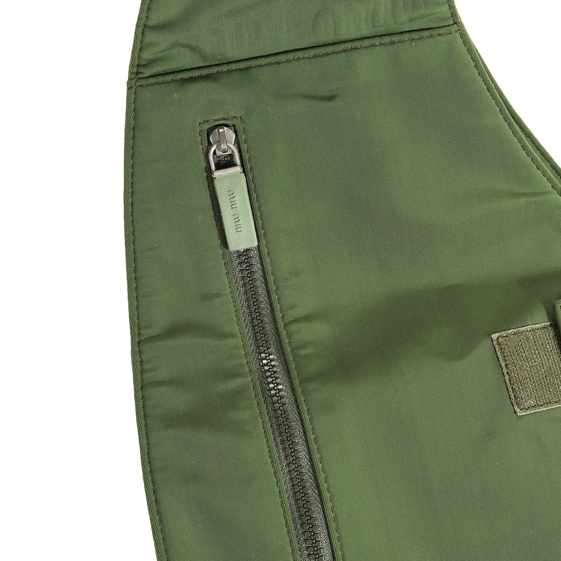 Miu Miu SS99 Green Holster Cargo Body Bag