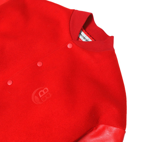 Balenciaga SS20 1 of 1 Red Oversized Wool Bomber – Ākaibu Store