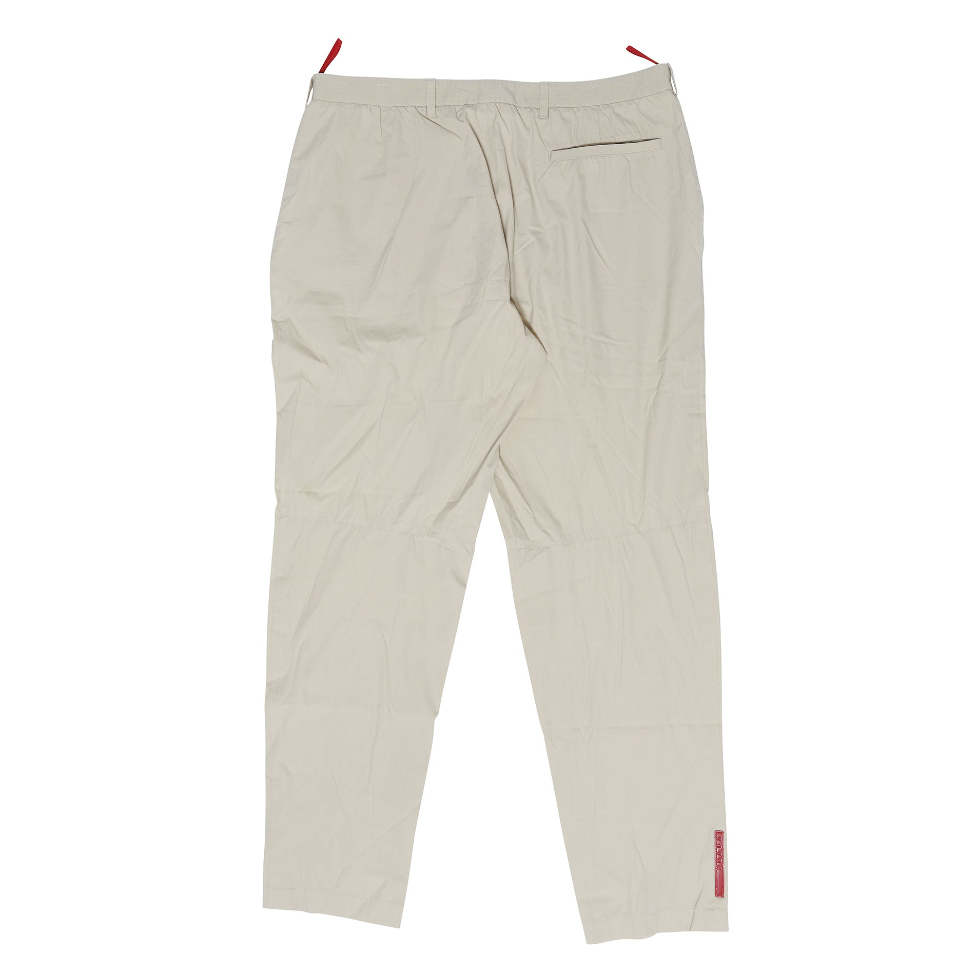 Prada Sport 2000s Beige Zipped Pants - Ākaibu Store