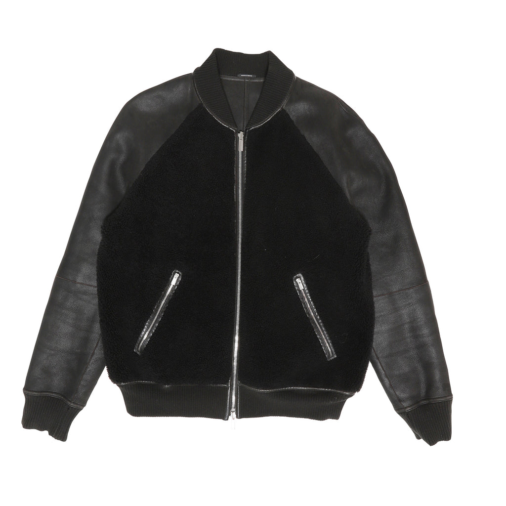 Hermès Reversible Leather Fleece Bomber – Ākaibu Store