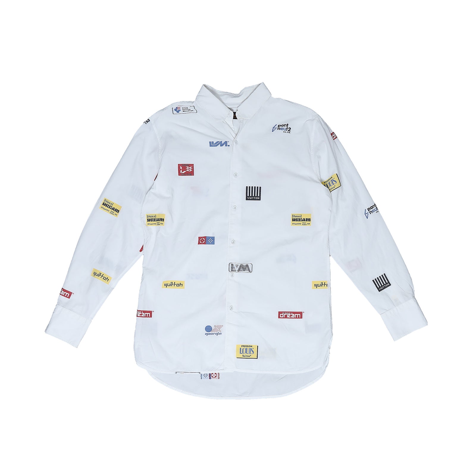 Louis Vuitton FW18 Dice Silk Short Sleeve Shirt - Ākaibu Store