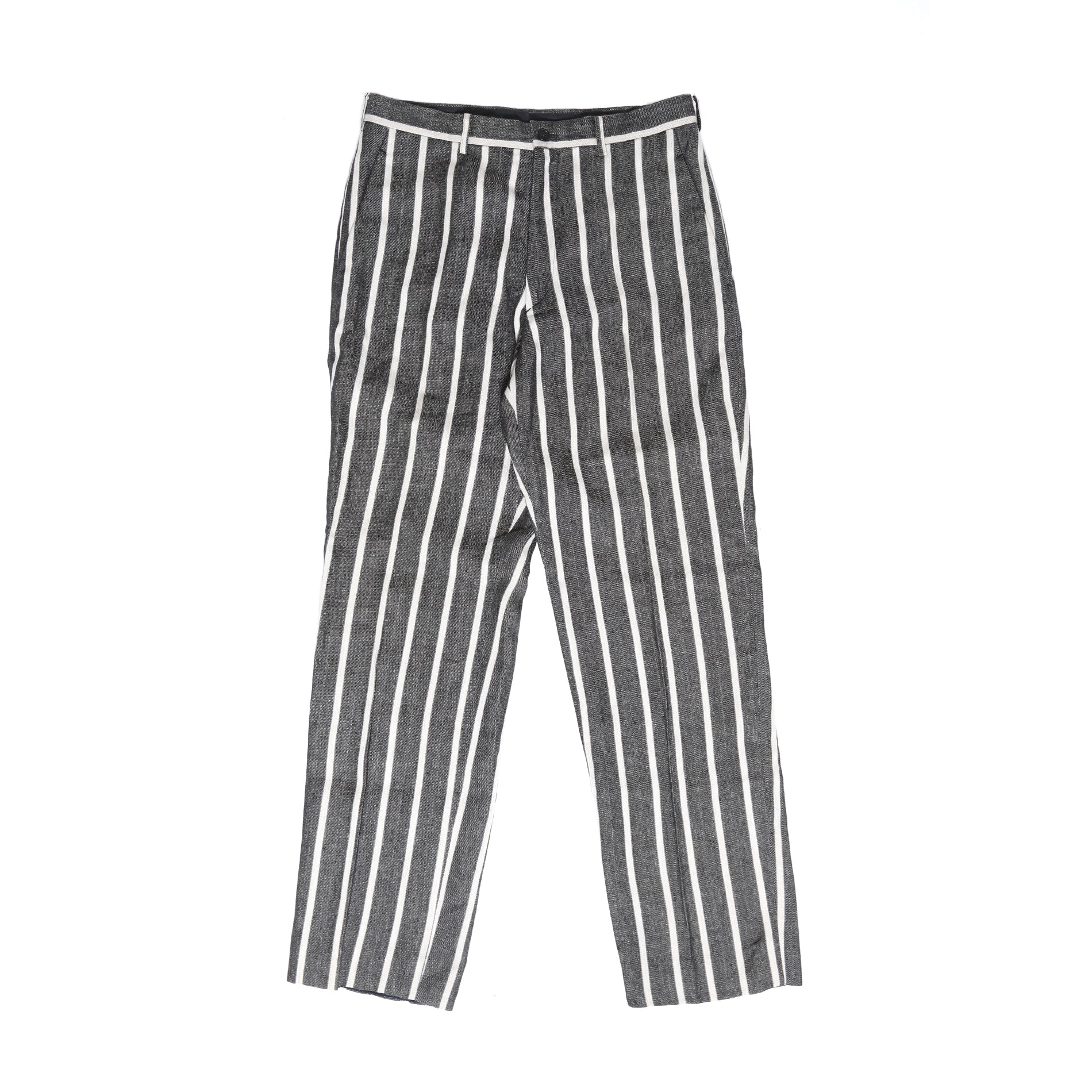 Yohji Yamamoto Striped Wool Pants
