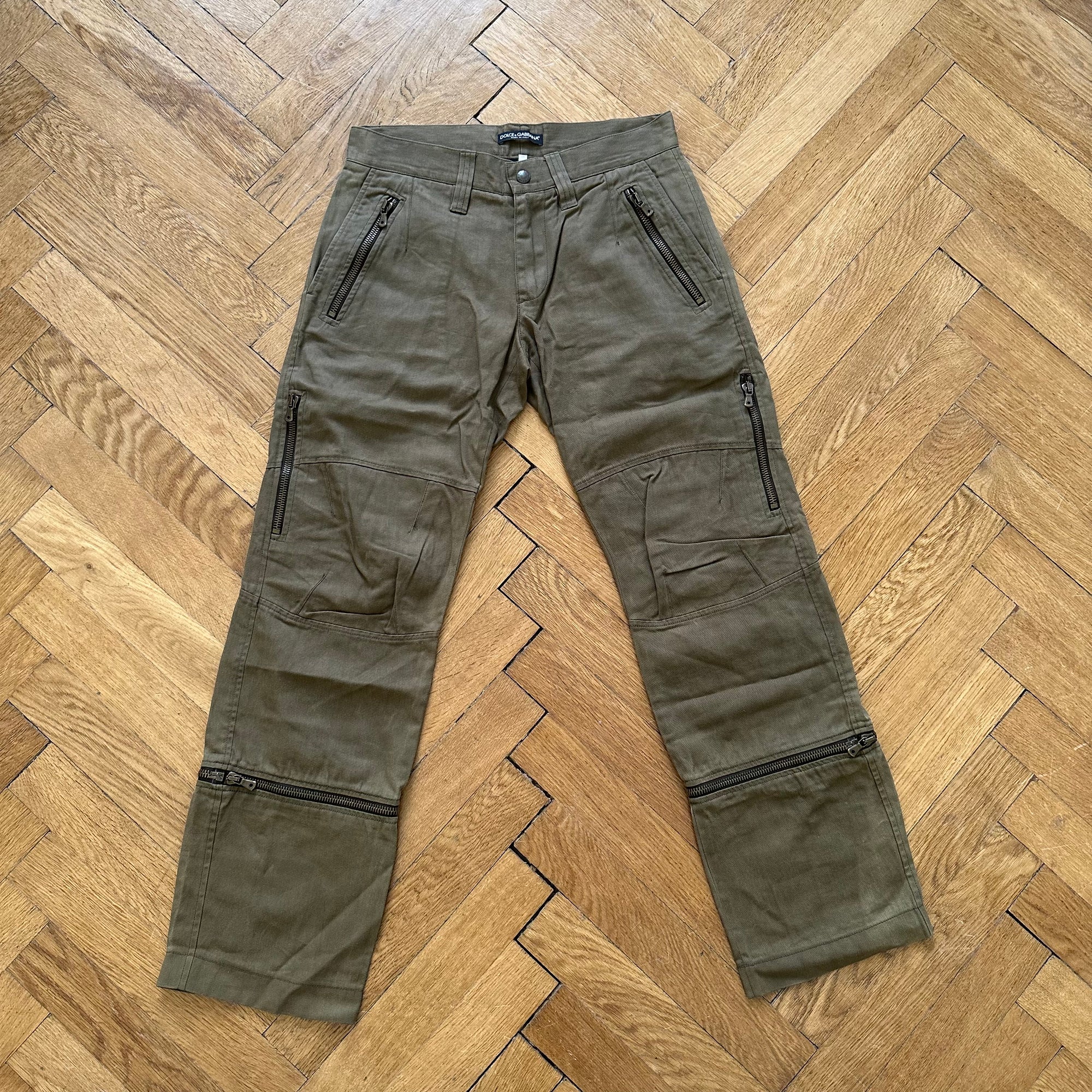 Dolce & Gabbana Zip Cargo Pants - Ākaibu Store