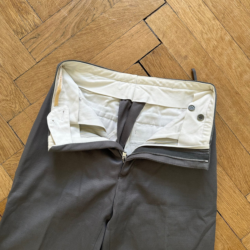Carol Christian Poell AW97 Rubberized High Waist Denim Pants – Ākaibu Store