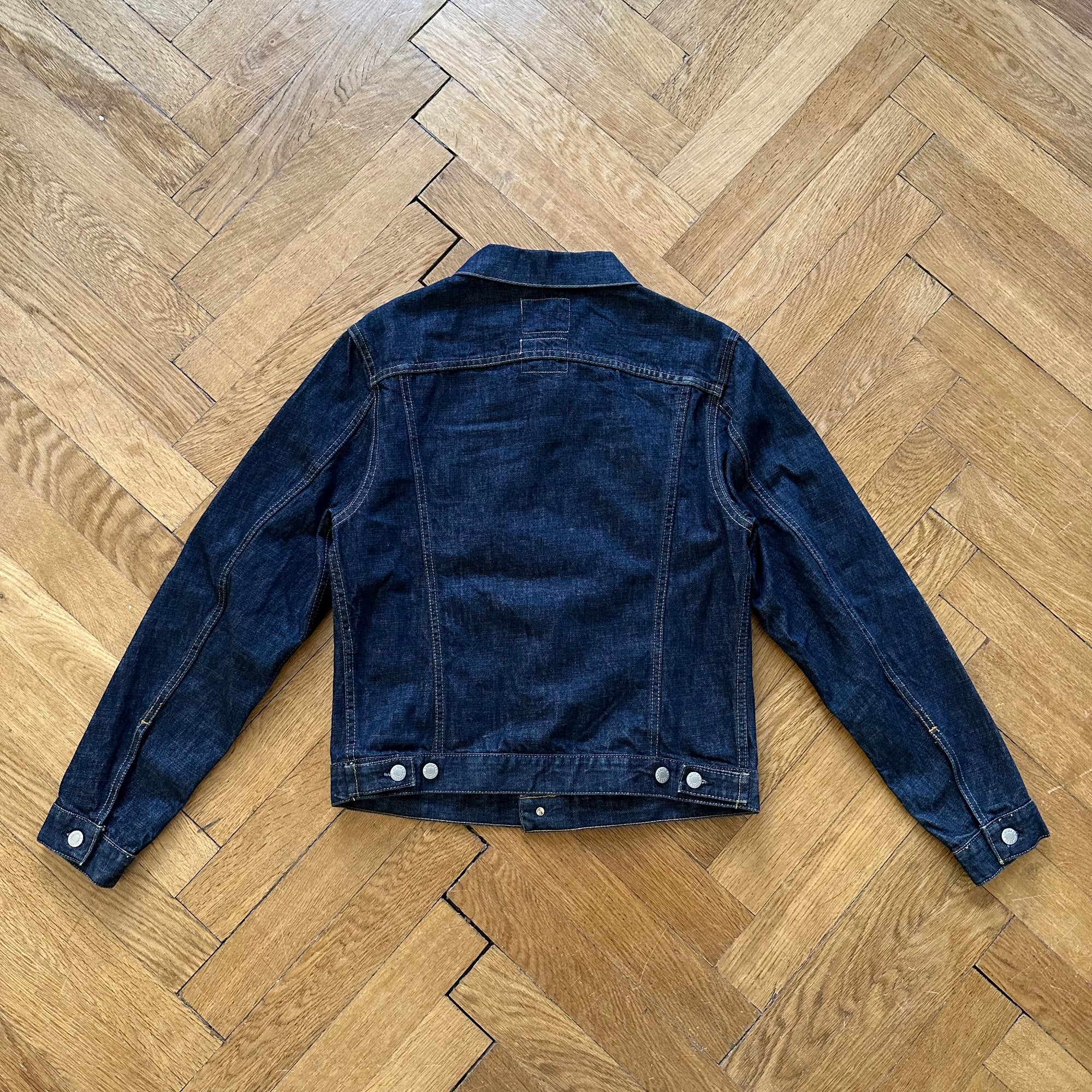 Helmut Lang 1996 Raw Denim Jacket - Ākaibu Store