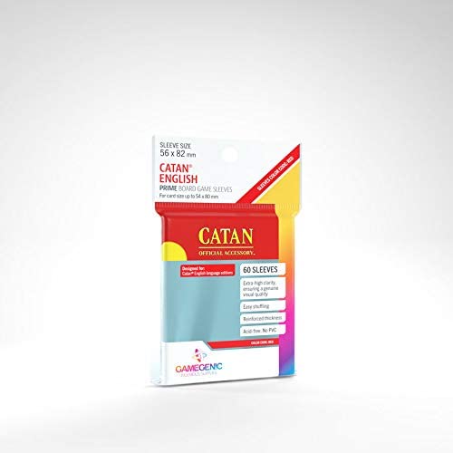 Gamegenic Board Game Sleeves Prime Catan 54 x 80mm (60 sleeves)