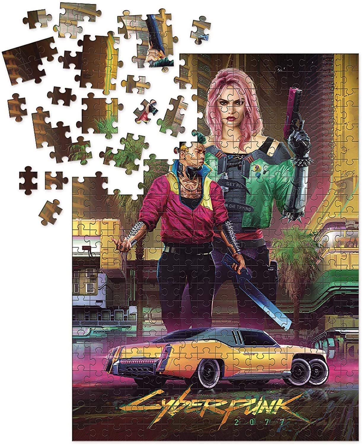 Cyberpunk 2077 Kitsch, 1000 Pieces Puzzle (Clearance)