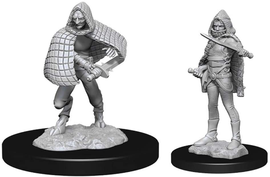 Nolzur's Unpainted D&D Miniatures Darkling Elders & Darklings W13