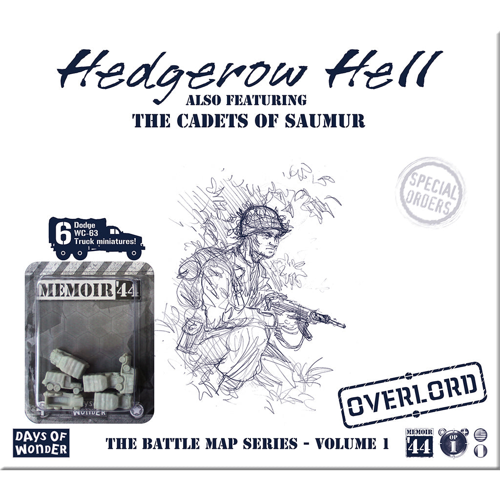 Memoir '44 - Battle Map - Hedgerow Hell (Multilingual)