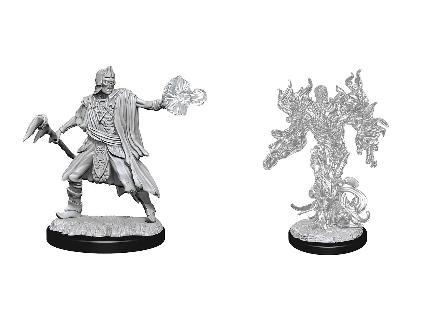 Nolzur's Unpainted D&D Miniatures Allip & Deathlock Wave 15