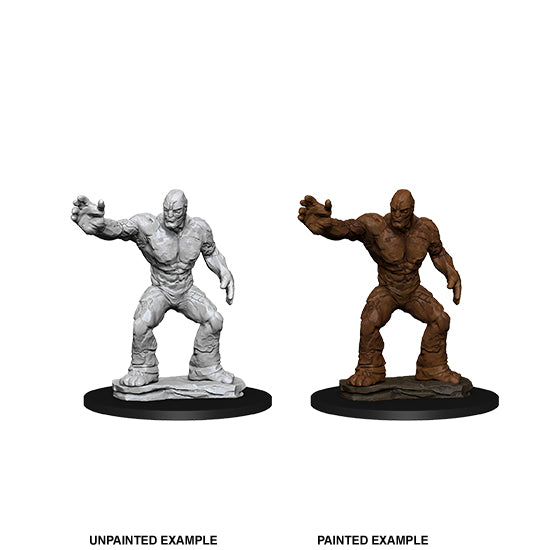 Nolzur's Unpainted D&D Miniatures Clay Golem W10