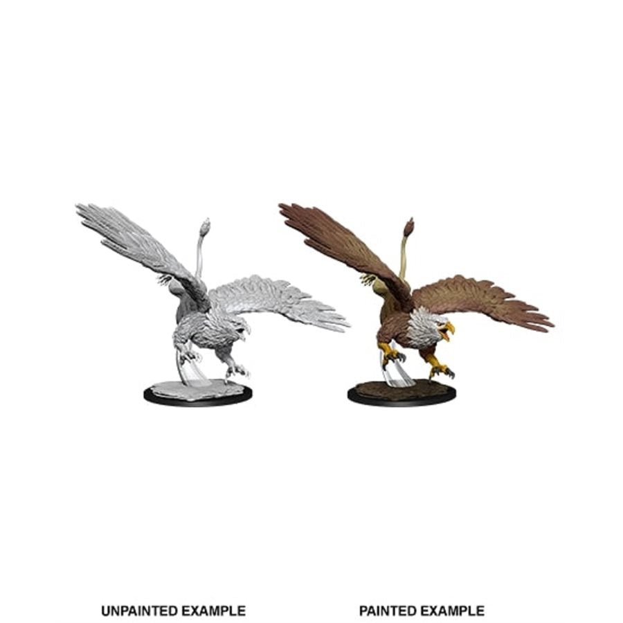 Nolzur's Unpainted D&D Miniatures Diving Griffon W12