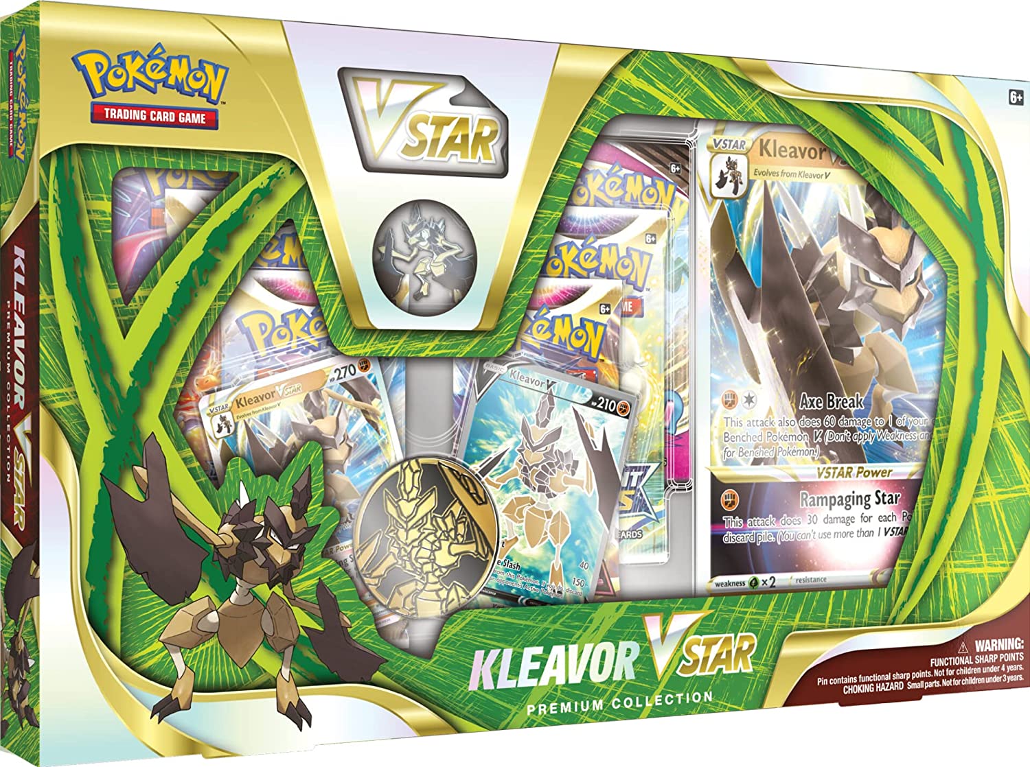 Pokémon TCG Kleavor V Star Premium Collection Box