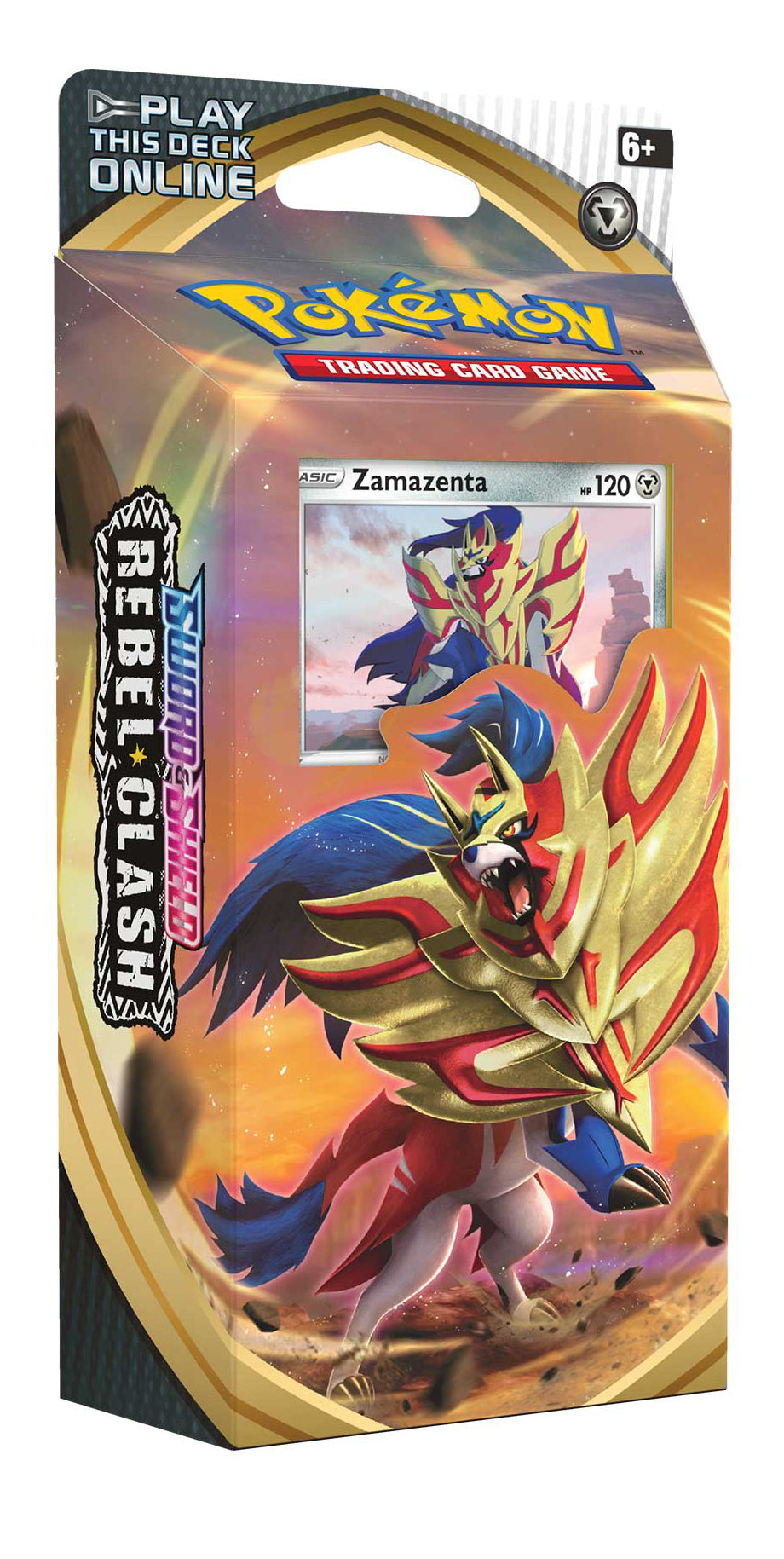 Pokemon TCG Sword & Shield Rebel Clash Zamazenta Theme Deck