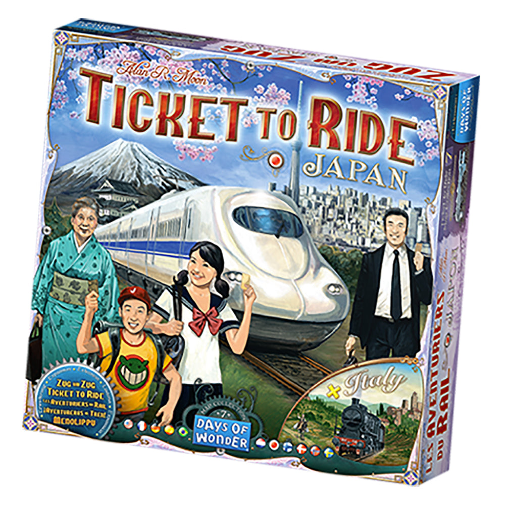 Ticket to Ride Japan+ Italy Expansion map #7 (Multilingual)