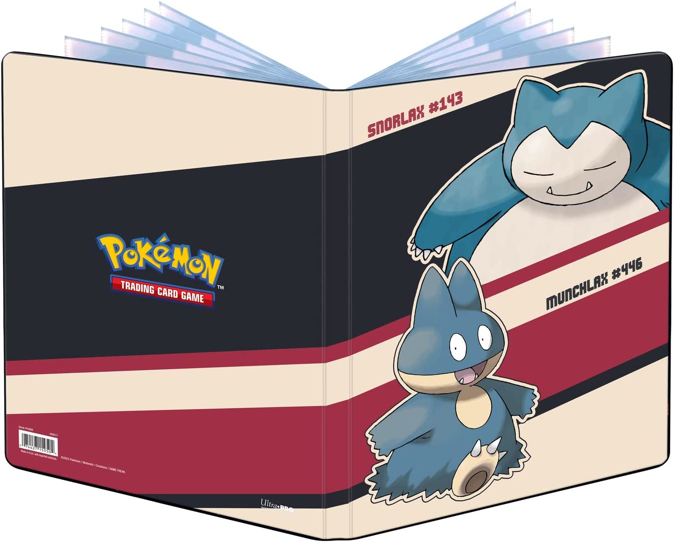 Pokémon Sword & Shield Snorlax & Munchlax 9-Pocket Portfolio