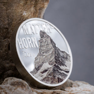 2022 Cook Isl. $10 Matterhorn Mountain 2oz Silver Coin