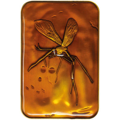 Jurassic Park Mosquito in Amber Collector Ingot