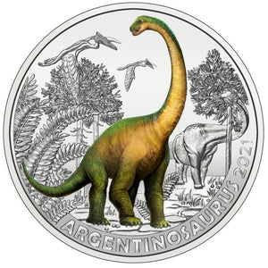 2021 Austria 3€ Argentinosaurus Cu/Ni BU