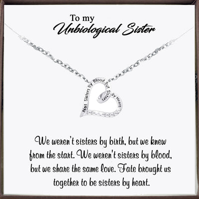 Buy Unbiological Sister Necklace Gift for Step Sister Necklace, Step Sister  Gift, Soul Sister Necklace, Sister in Law Gift Online in India - Etsy