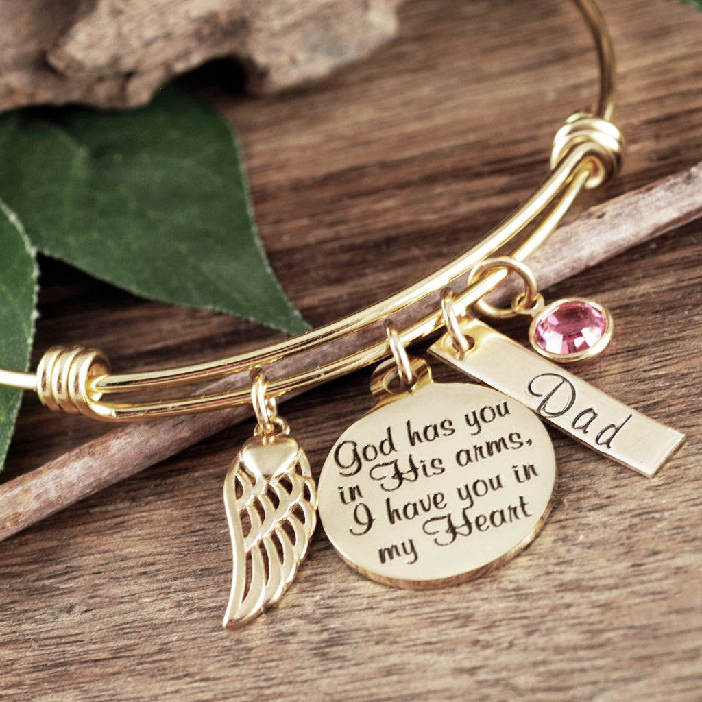 God has you in His arms I have you in my Heart Bracelet – Godfullness