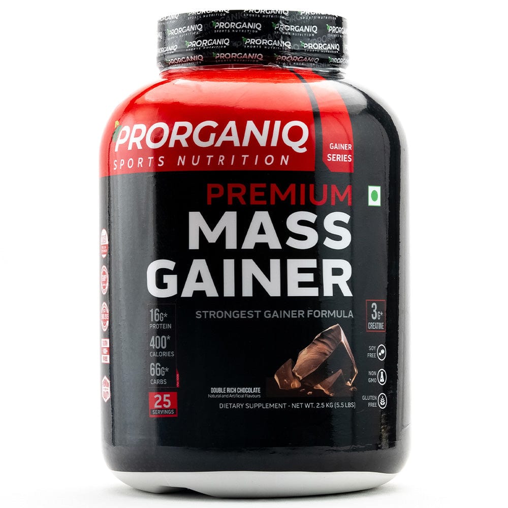Mass Gainer Supplement with Whey Protein & Creatine - Prorganiq