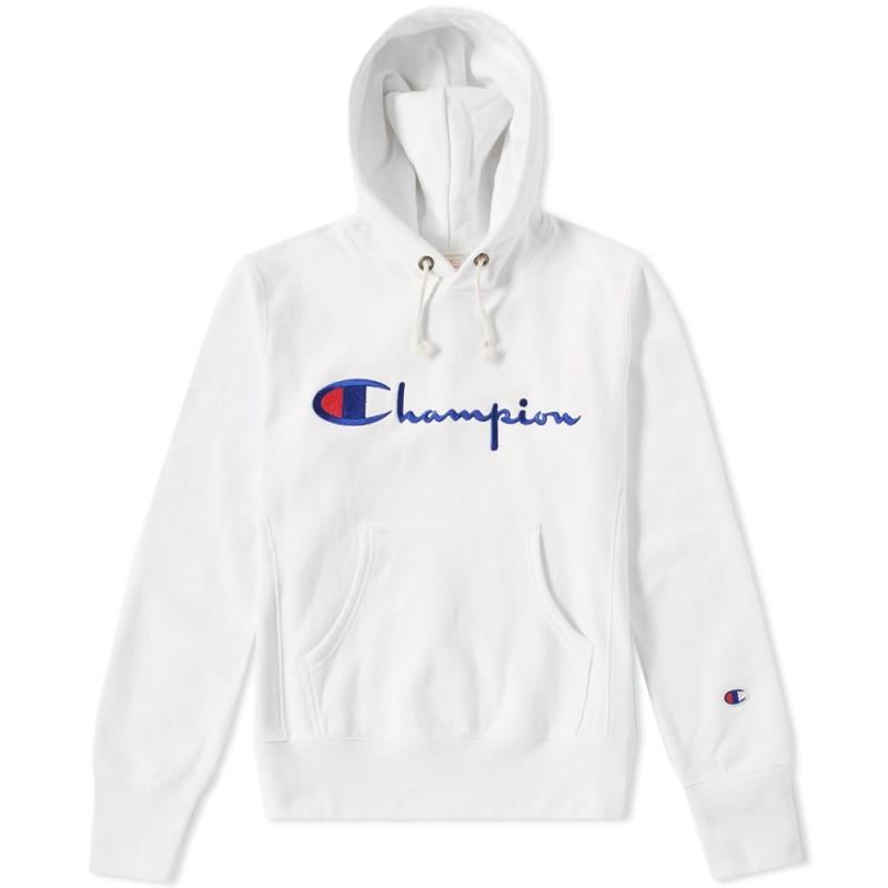 champion script logo hoodie