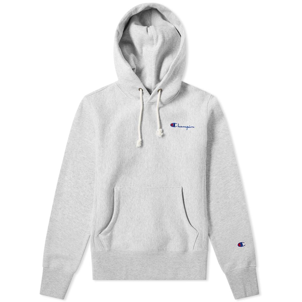 small logo champion hoodie