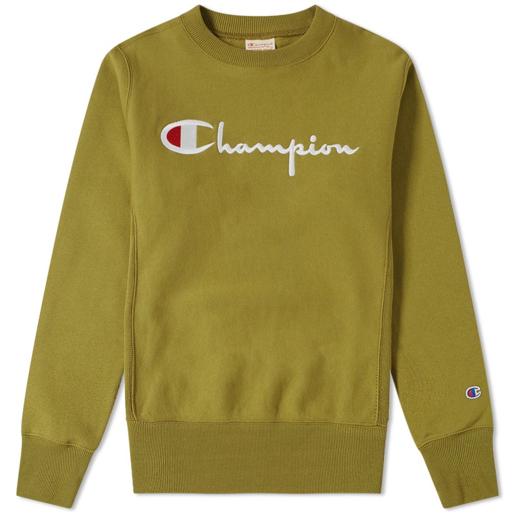 olive champion sweatshirt