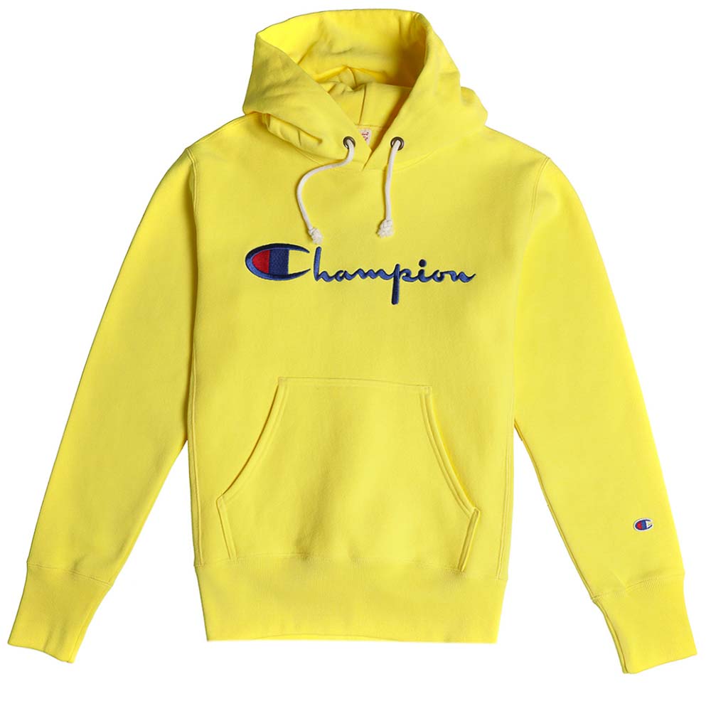 champion hoodie mustard yellow