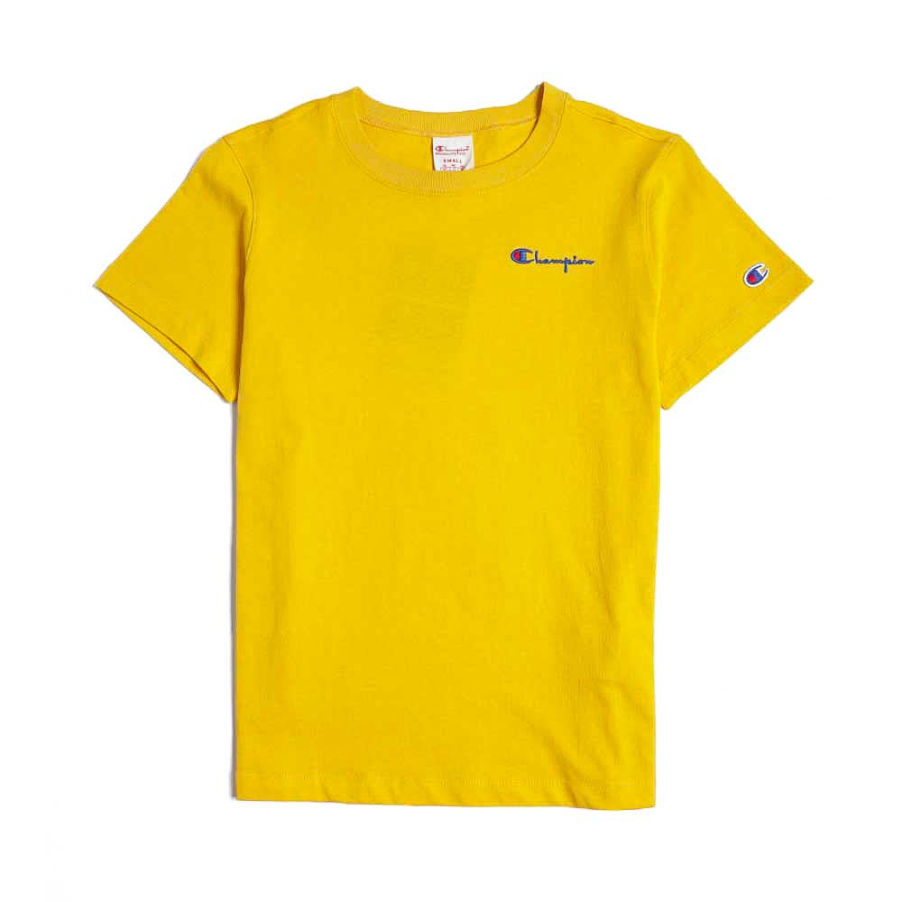 yellow champion t shirt women's