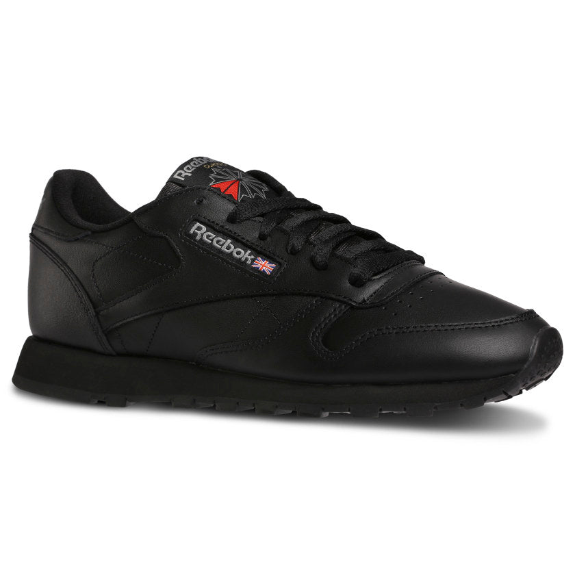 Reebok Classic Leather Black Sneakers 
