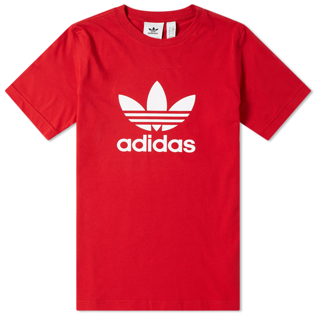 adidas originals red t shirt