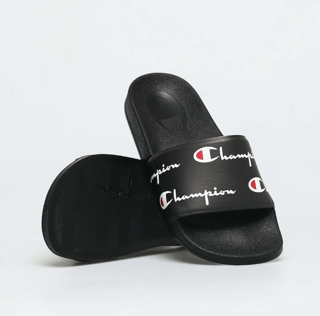 champion slides with champion all over