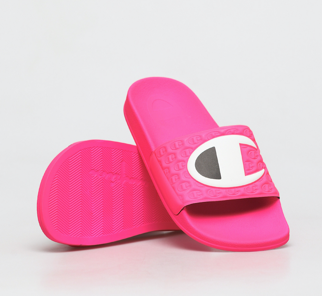 Champion Slides M-Evo Neon Pink/Black 